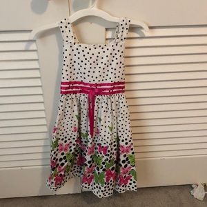 Cute dress with butterfly design at bottom